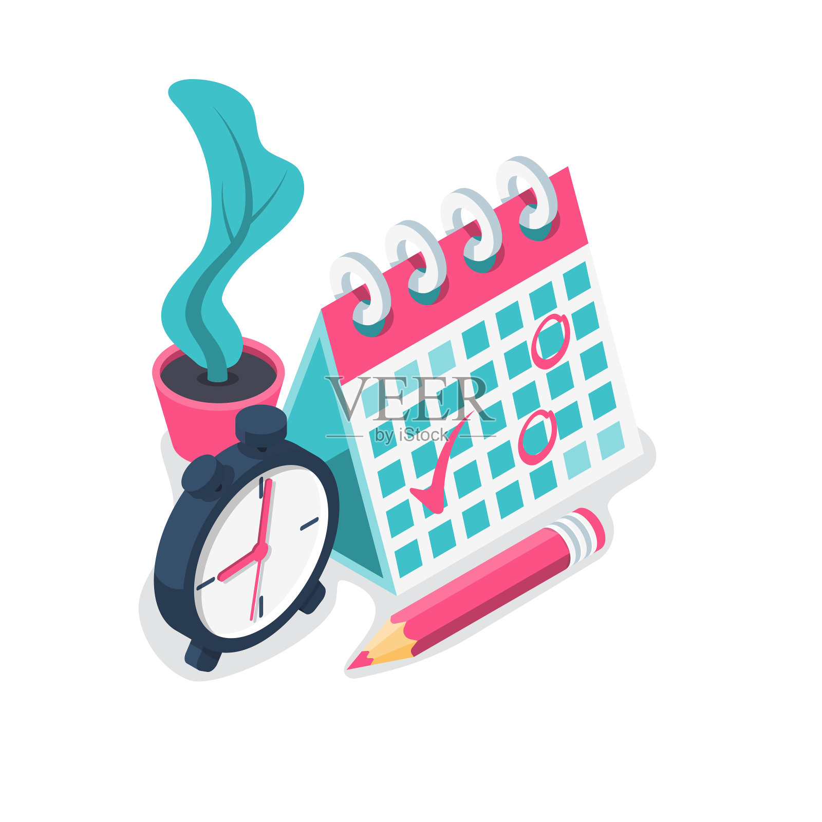 Calendar mark (Calendar mark is circled)